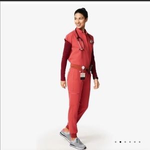 FIGS Zamora Jogger Scrub Pants - Clay - XXS